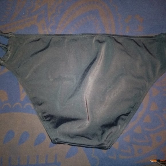 ASOS Multi Strap Lattice Side Black Bikini Bottom in Size 12 - Picture 4 of 6